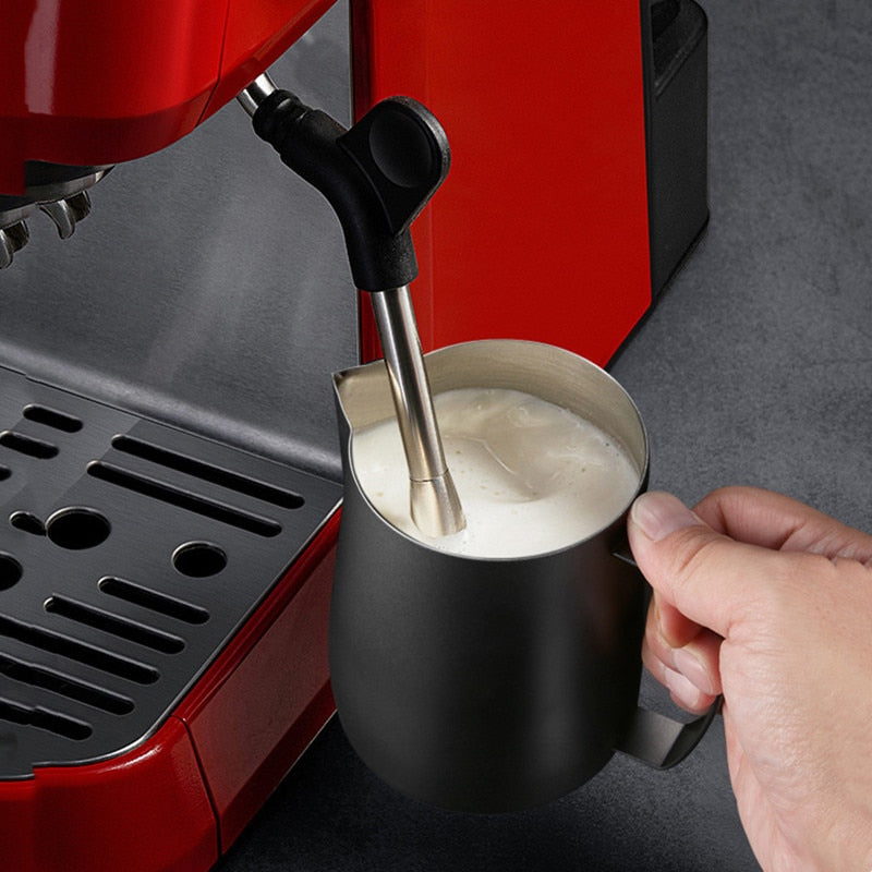 Jarra Inox para Desenhar Café e Cappuccino - Surpreenda suas visitas!! - COMPRE E GANHE GRÁTIS EBOOK FORMAÇÃO BARISTAS Tudo pra Café